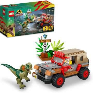 LEGO Jurassic Park Dilophosaurus Ambush Set 76958
