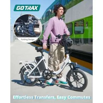 Gotrax NEPHELE Folding Electric Bike, 15.5MPH Max Speed