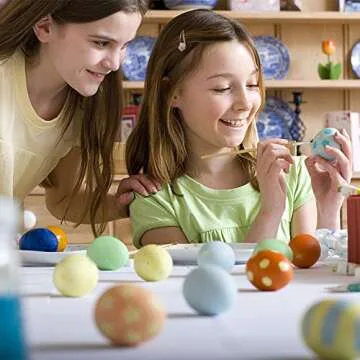 Augshy 40PC Colorful Egg Shakers for Kids Musical Fun