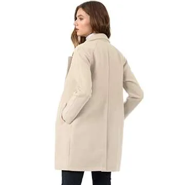 Allegra K Women's Notched Winter Coat - Style Meets Warmth