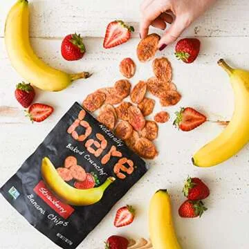 bare Baked Strawberry Banana Chips, 2.7oz