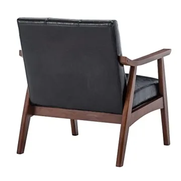 Convenience Concepts Natalie Accent Chair with Faux Leather