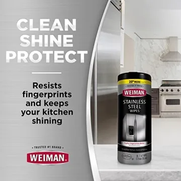 Effortless Weiman Stainless Steel Cleaning Wipes [2 Pack]