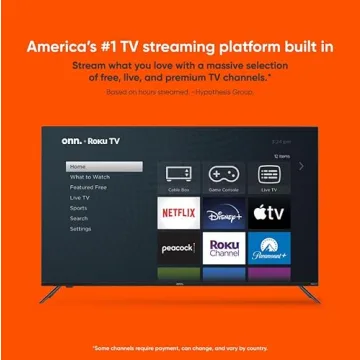 ONN 32-inch Roku Smart TV with Wall Mount and Wi-Fi