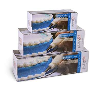 DayMark Safety Systems-IT112793 18" PipingPal Plus Disposable Pastry Bag with Dispenser (100 Bags)