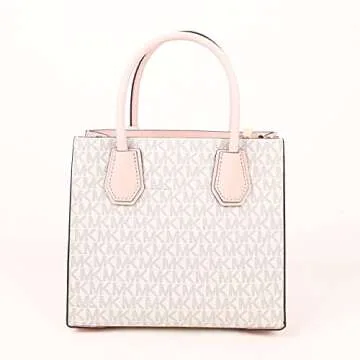 Michael Kors MERCER MEDIUM MESSENGER CROSSBODY SATCHEL POWDER BLUSH MULTI