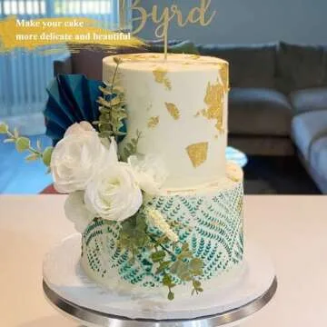 Edible Gold Leaf Sheets, 24K Cake Decoration Baking Gold Foil, Food Gold Paper for Cooking, Dessert, Craft Art, Cake Decoration