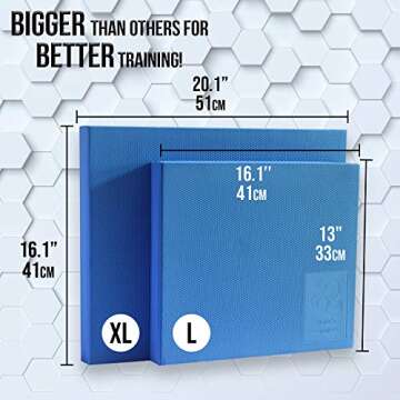 XL Foam Balance Pad | FREE Stretching Strap & BONUS eBook | Extra Large Balance Pads for Physical Th...