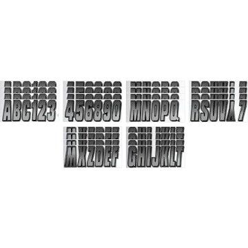Hardline 3-Inch Boat & PWC Registration Number Kit