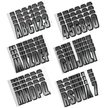 Hardline 3-Inch Boat & PWC Registration Number Kit