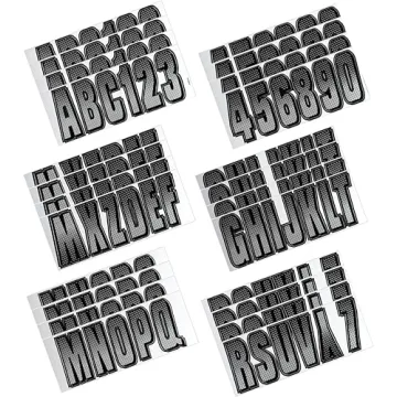 Hardline 3-Inch Boat & PWC Registration Number Kit