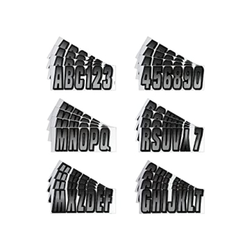 Hardline 3-Inch Boat & PWC Registration Number Kit