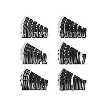 Hardline 3-Inch Boat & PWC Registration Number Kit