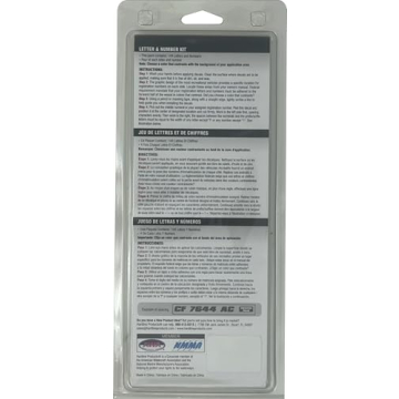 Hardline 3-Inch Boat & PWC Registration Number Kit