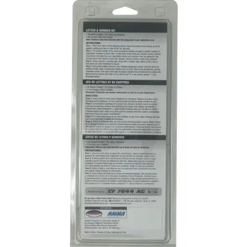 Hardline 3-Inch Boat & PWC Registration Number Kit