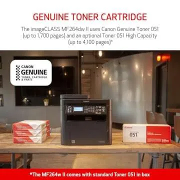 Canon imageCLASS MF264dw II - 3-in-1 Wireless Printer with ADF