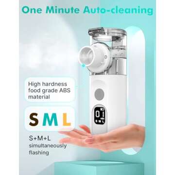 Portable Nebulizer for Easy Breathing at Home or Travel