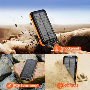 WONGKUO 49800mAh Solar Charger Power Bank