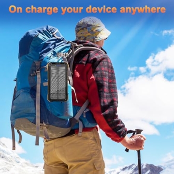 WONGKUO 49800mAh Solar Charger Power Bank