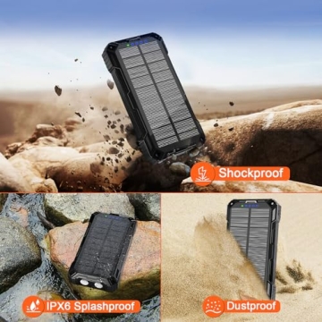 WONGKUO 49800mAh Solar Charger Power Bank