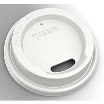 Trinken Lids - The Ultimate Stealth Cooler Snaps On Top Of Cans, Suspends in Cup, Insulates and Hides Keeping Drinks Cold and Discrete (White)