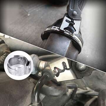 BETOOLL 9pcs Long Reach Hose Clamp Pliers Set