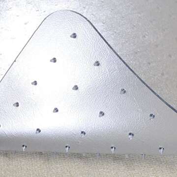 Dimex Office Chair Mat for Low Pile Carpet with Lip, 36" x 48", Clear