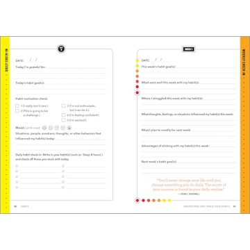 Habits Journal for Tracking and Achieving Goals