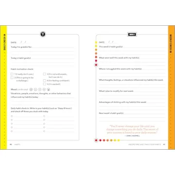 Habits Journal for Tracking and Achieving Goals