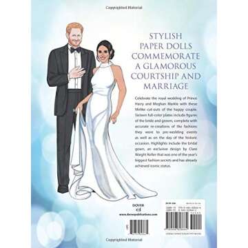 Harry and Meghan The Wedding Paper Dolls (Dover Royal Paper Dolls)