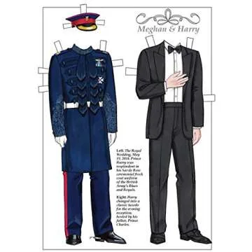 Harry and Meghan The Wedding Paper Dolls (Dover Royal Paper Dolls)