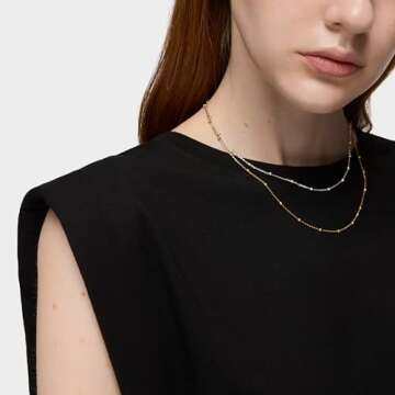 TOUS Sterling Silver Choker for Women, Length 44cm Chain Collection