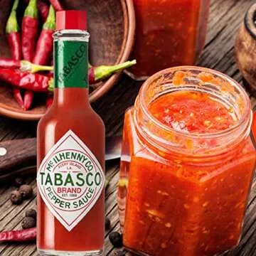 Tabasco 2 Pack Hot Sauce 5 oz Bottle Bundled by Louisiana Pantry (Original Red Pepper)