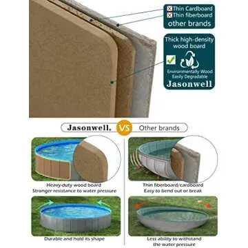 Jasonwell Foldable Dog Pet Bath Pool Collapsible Dog Pet Pool Bathing Tub Kiddie Pool Doggie Wading Pool for Puppy Small Medium Large Dogs Cats and Kids 63" Grey