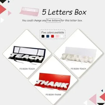 Geoto TEACH Letter Gift Boxes - Perfect Teacher's Day Gift