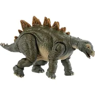 Mattel Jurassic World The Lost World Hammond Collection Dinosaur Action Figure, Juvenile Stegosaurus Dino Toy with Articulation, 3.75 Inches Tall