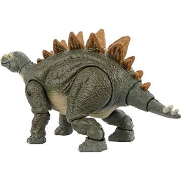 Mattel Jurassic World The Lost World Hammond Collection Dinosaur Action Figure, Juvenile Stegosaurus Dino Toy with Articulation, 3.75 Inches Tall