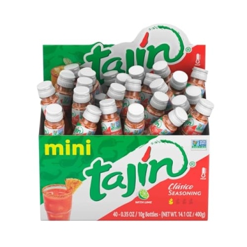 Tajín Clásico Chile Lime Seasoning Mini Display - 40 Bottles