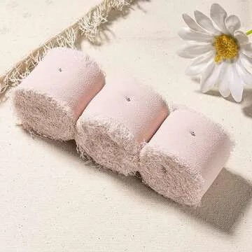 Handmade Chiffon Ribbon Set - 21 Yards of Elegance