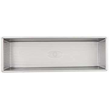 USA Pan Bakeware Pullman Loaf Pan with Cover, 13 x 4 inch, Nonstick & Quick Release Coating, Made in the USA from Aluminized Steel