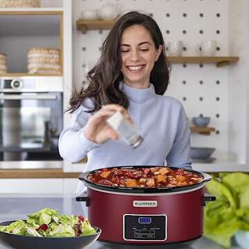 Magnifique 6 Quart Slow Cooker for Family Dinners