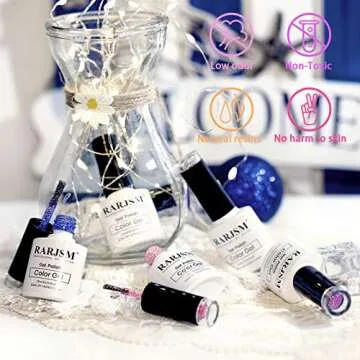 RARJSM Reflective Glitter Gel Nail Polish Set of 6 Colors,Neon Pink Sparkle Orange Purple Blue Silver Shimmer Pigments Glitter Flash Disco Effect Nail Gel Polish 7.5ml UV LED Curing for Home Salon