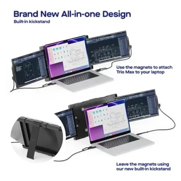 Upgrade Your Productivity with TRIO MAX Portable Monitor