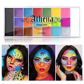 UCANBE Athena Face Body Paint Palette for Halloween & Party