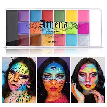 UCANBE Athena Face Body Paint Palette for Halloween & Party