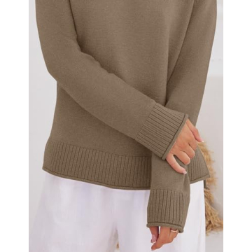 ZESICA Women's Cozy Fall Pullover Sweater Jumper