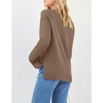 ZESICA Women's Cozy Fall Pullover Sweater Jumper