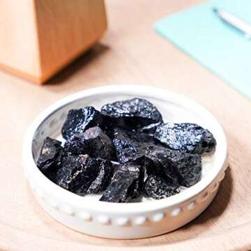 Crystal Allies Materials: 1lb Bulk Rough Black Tourmaline Crystals from Brazil - Large Raw Natural Stones Reiki Crystal HealingWholesale Lot