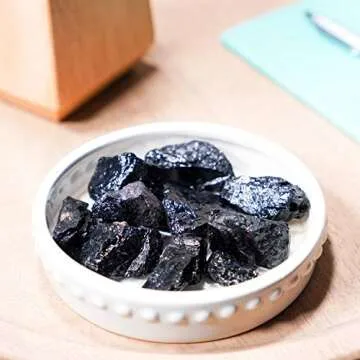 Crystal Allies Materials: 1lb Bulk Rough Black Tourmaline Crystals from Brazil - Large Raw Natural Stones Reiki Crystal HealingWholesale Lot