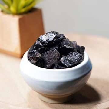 Crystal Allies Materials: 1lb Bulk Rough Black Tourmaline Crystals from Brazil - Large Raw Natural Stones Reiki Crystal HealingWholesale Lot